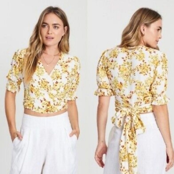 Faithfull The Brand Wrap Top - Picture 3 of 7